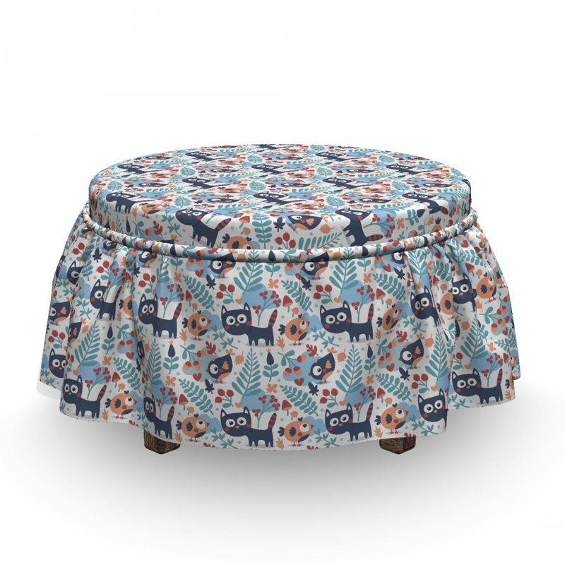 Housse pour repose-pieds d’automne