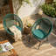 Ensemble de chaises de patio en osier-131142836