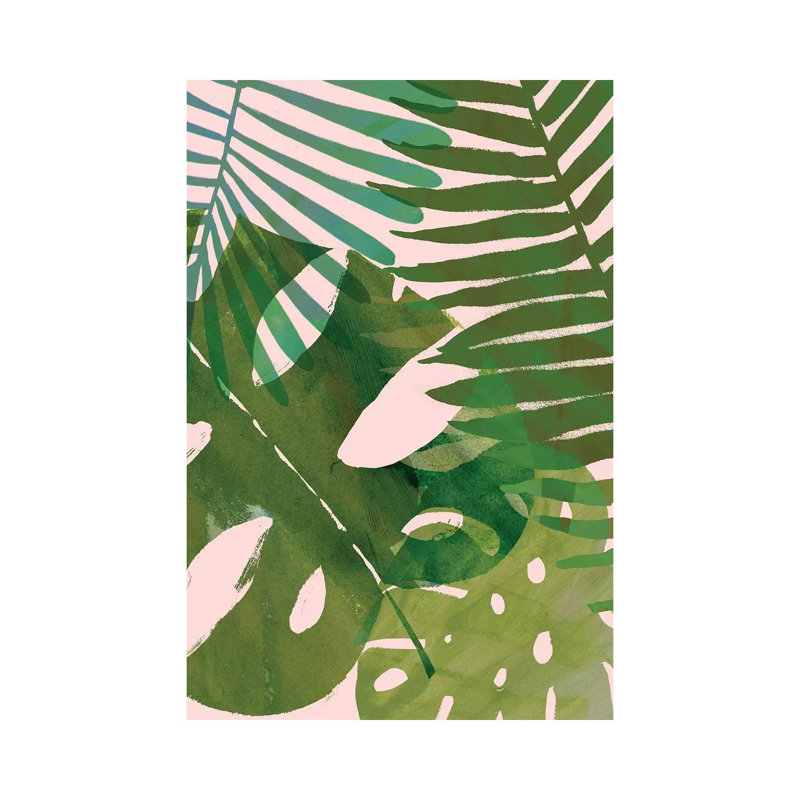 Tropical Tangle II by Victoria Borges - Wrapped Canvas Painting, 66.04 cm H x 45.72 cm W x 3.175 cm D