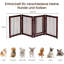 Kari Wood Free Standing Pet Gate