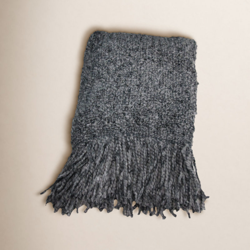 Talassa Rozella Throw, Platinum