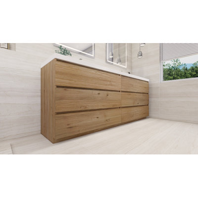 Ensemble de meuble-lavabo double 84 po Ferrari