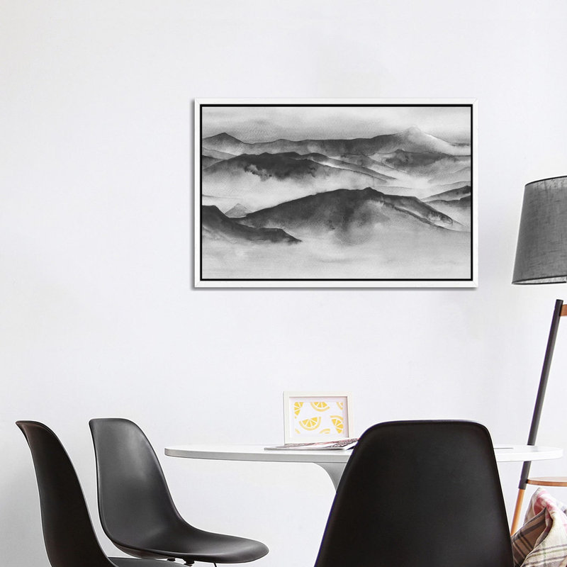 Mountain Spirit by Melissa Selmin - Painting on Canvas, 101.6 cm H x 66.04 cm W, White Framed