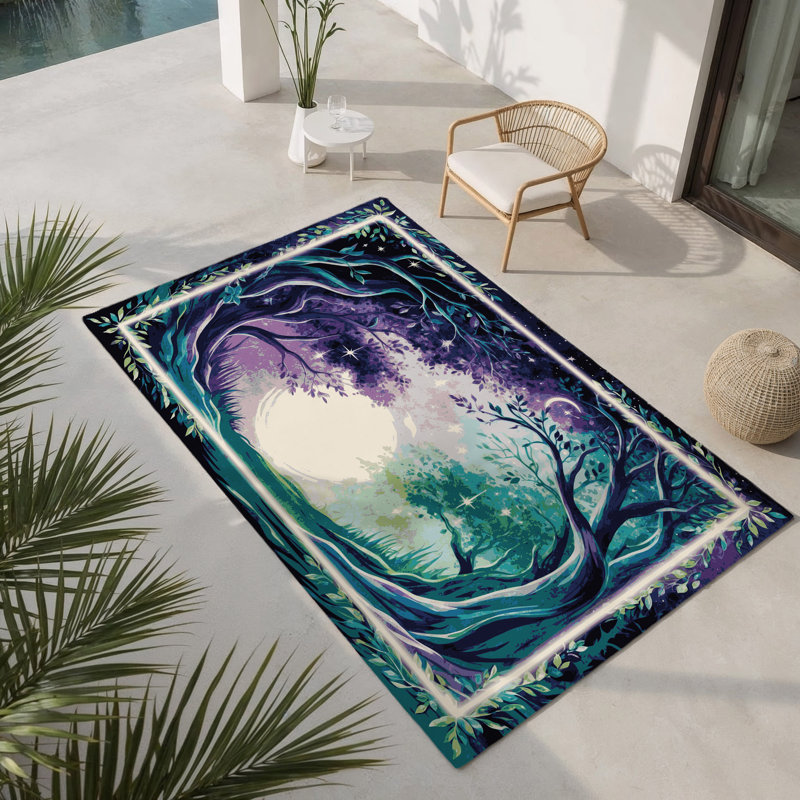 Tapis intérieur et extérieur Shimmering, Rectangle 1 pi 6 po x 2 pi 6 po