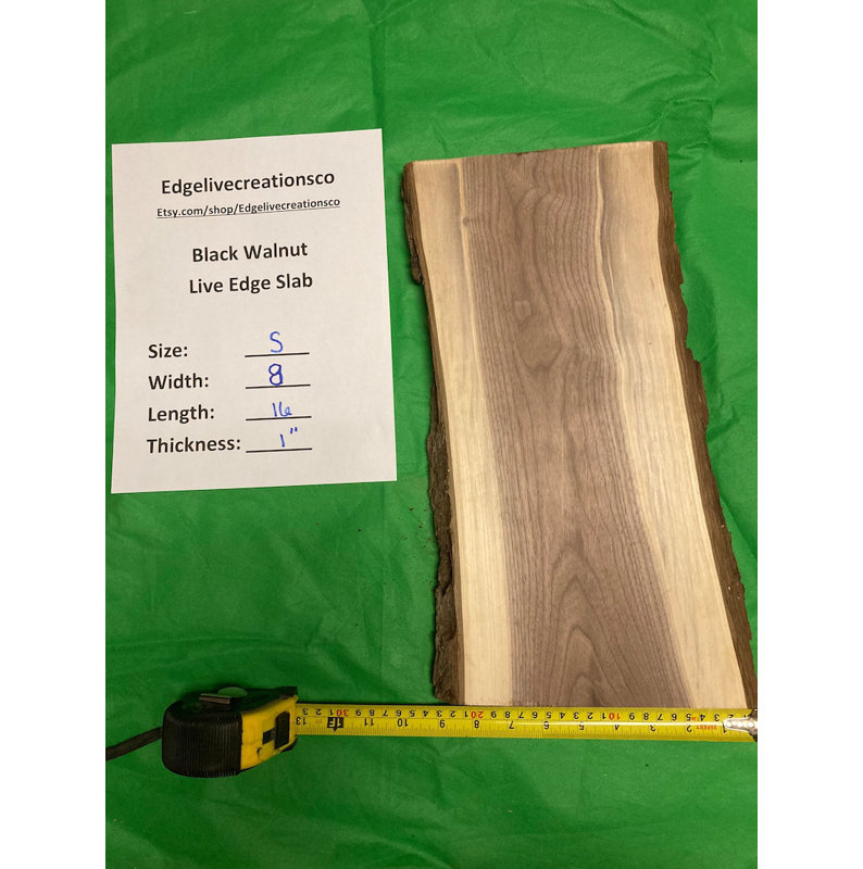Planches à découper en bois de noyer noir, L 6 po x L 36 po