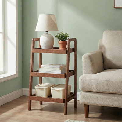 Solid Oak End Table