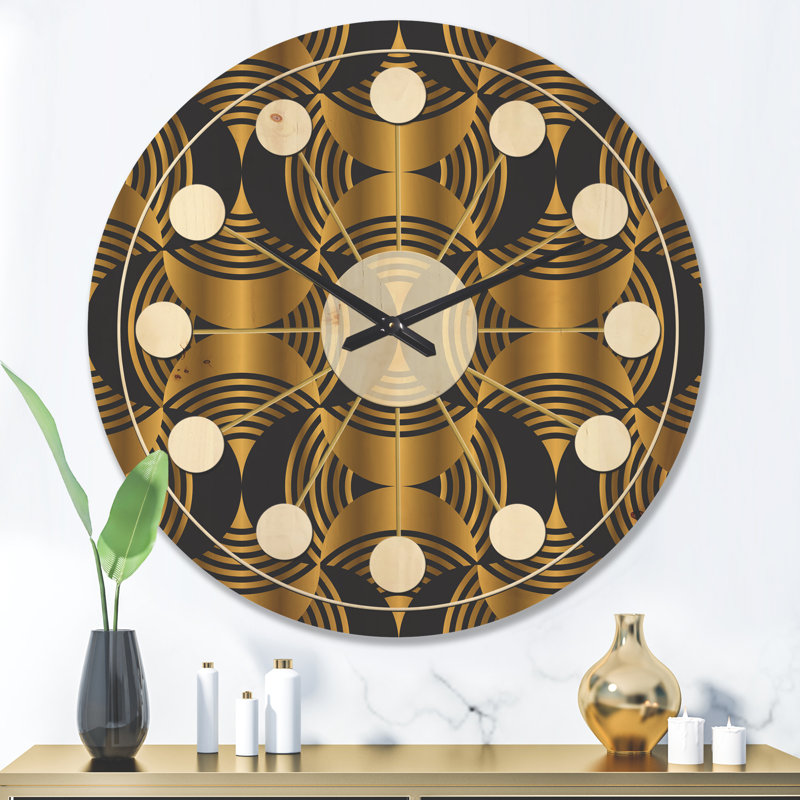 Horloge murale Art Deco, Grand