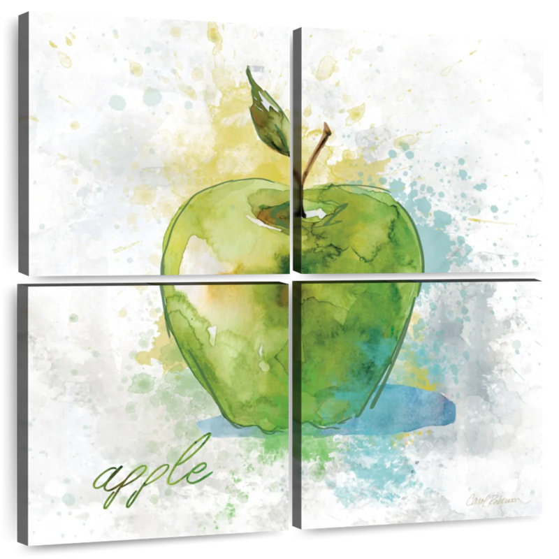 Yarlin A Fresh Apple, 18" H x 18" W