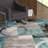 Fanton Modern Abstract Performance Gray/Ivory/Blue Area Rug-2083446204-2047548051