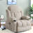 Power Lift Velvet Recliner With Heat And Massage For Living Room