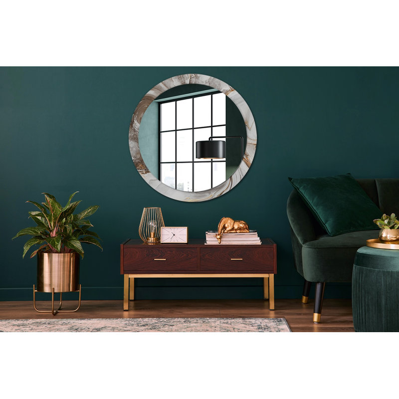 Huldar Glass Flat Wall Mirror