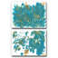 «Feathers I / II», ensemble de 2 impressions murales sur toile-32463915