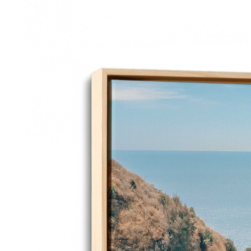 Costa Amore, reproduction d'art sur toile, 20 po x 30 po, Cadre flottant en érable américain