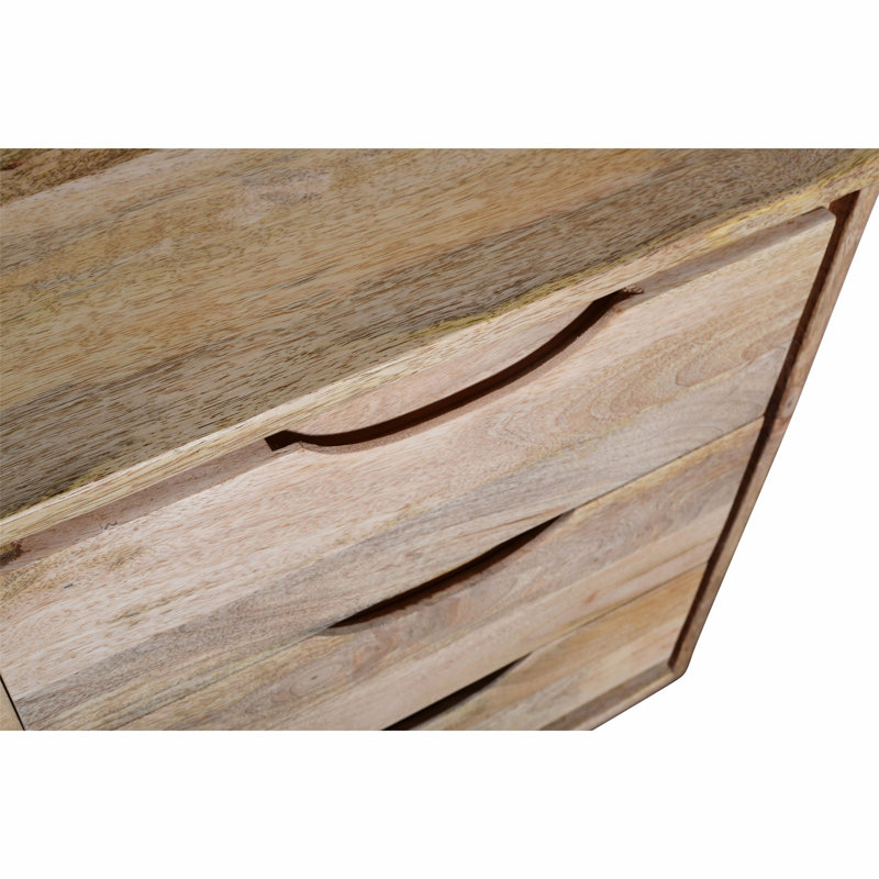 Gaspard Solid Wood 3 - Drawer Accent Chest