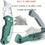 Ensemble de 2 couteaux utilitaires: Couteau rétractable (5 lames) Couteau utilitaire pliant PTR Poignée en plastique Verrou de sécurité Rangement de lame intégré (3 lames) Lame tranchante SK5, pince de poche portable à changement rapide