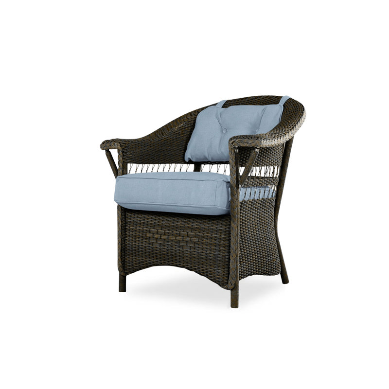 Nantucket Outdoor Dining Armchair, Decorline Navy, Mink