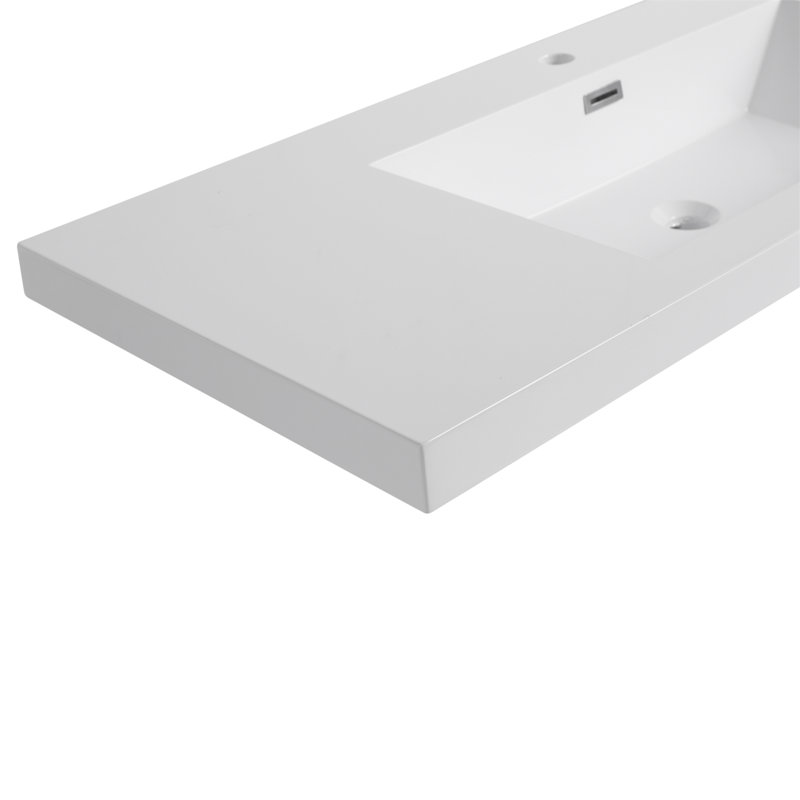 48" Bathroom  Resin Sink