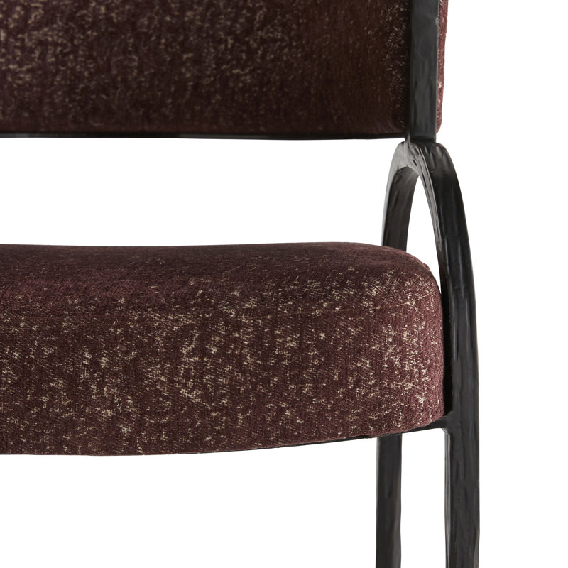 Bahati Armchair, Bordeaux Chenille