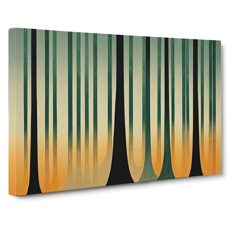 Deco Forest Vol.1 - Wrapped Canvas, 40cm H x 60cm W x 3cm D