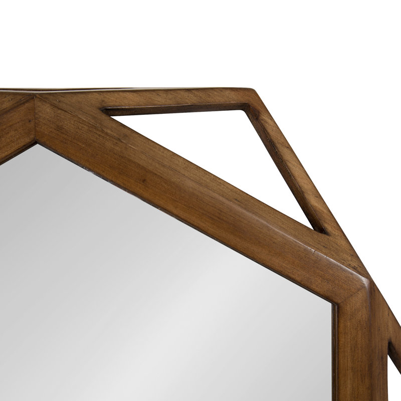 Miroir d'appoint Julian, Brun rustique