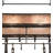 Rustic Lodge Handcrafted Rectangle Hanging Pot Rack