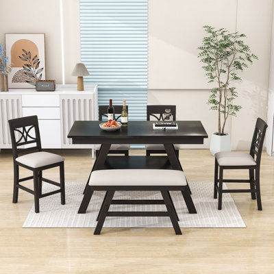 Arbaj 6 - Person Counter Height Dining Set
