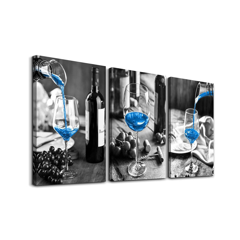 3 Piece Wrapped Canvas Wall Art