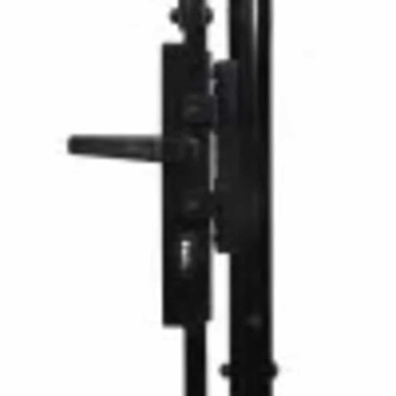 Barrière de jardin en acier robuste WALPLUS Woerden, 78.5" H x 117.9" W x 2"D