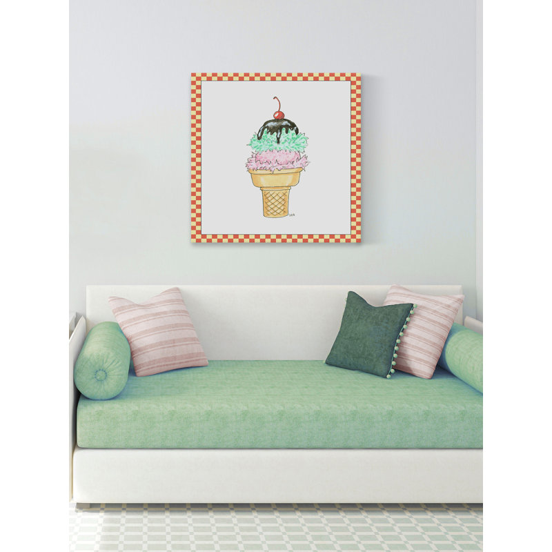 Danielson Ice Cream Parlor I - Graphic Art On Canvas, 45cm H x 45cm W