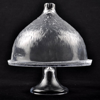 Ventanas Glass Cake Stand