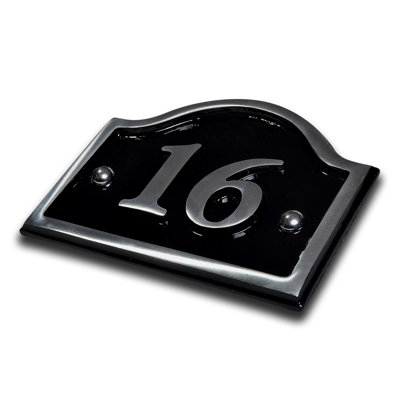 Jaclynn 11.5cm H Reflective Metal House Number