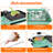 3-in-1 Electric Grill with Hot Pot 1600W Non-Stick Smokeless with Dual Temp Control for 3-5 People Indoor Outdoor Use