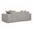 Cherylee Chenille Basketweave Modular Loveseat-113005414