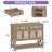 47" Boho Shoe Cabinet With Adjustable Shelves