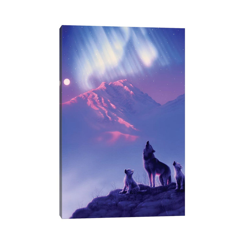 Moon Song by Kirk Reinert - Wrapped Canvas Gallery-Wrapped Canvas Giclée, 66.04 cm H x 45.72 cm W x 3.175 cm D