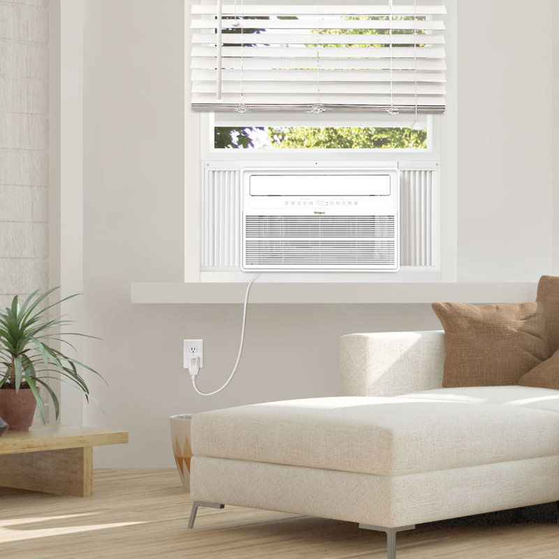 15,000 BTU White Window Inverter Air Conditioner with Remote