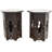 Syrian Glass Top End Table Set