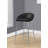 Clouchete Bar Stool, Counter Height, Kitchen, Chrome, Contemporary-1605672694-1541951034