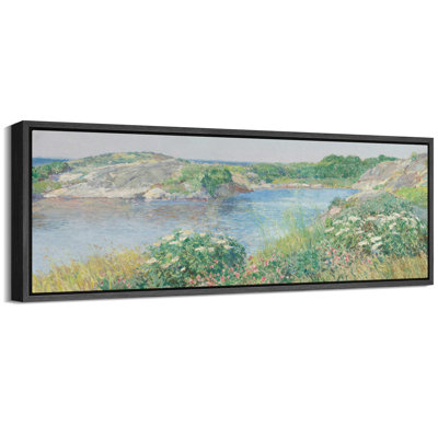 Rustic Countryside " Pastoral River Scene Countryside Antique Retro Bedroom Extra Large Wall Decor " by Pastoral River Scene Countryside