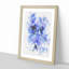 Purple Orchid Flowers - Picture Frame Painting Print-56853213-56853210