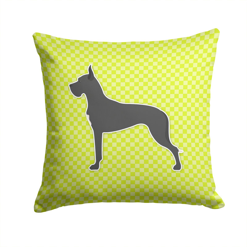 Coussin décoratif intérieur/extérieur magnifique, H 14 po x l 14 po x P 3 po, Vert