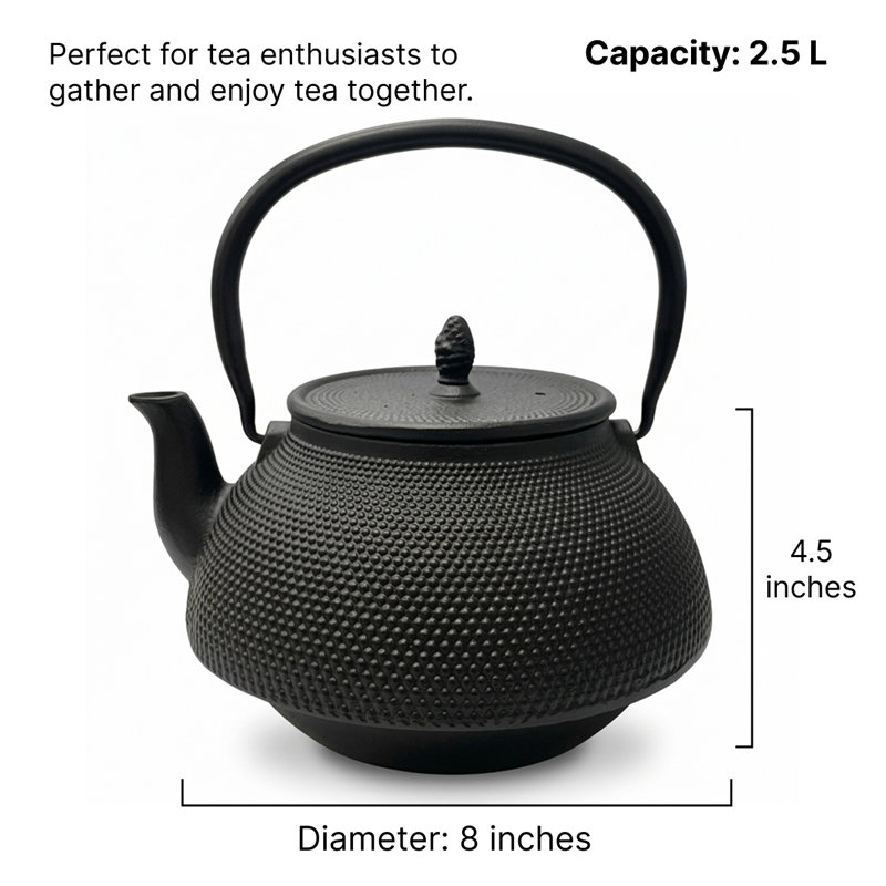 Théière en fonte 66 oz