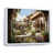 White Floater Framed