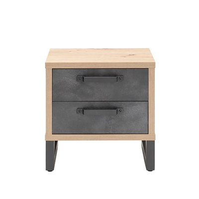 Lafabrica 52cm W Manufactured Wood Bedside Table