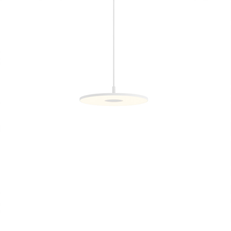 Yurei 1 - Light LED Pendant, Matte White, Dark Gray