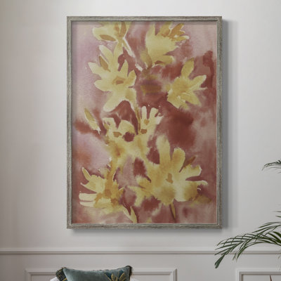 Reproduction encadrée «Ble donnant des fleurs I» - bois massif
