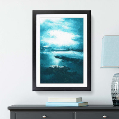 Aerial View of the Isle of Skye in Scotland 1 Piece Single Picture Frame Painting