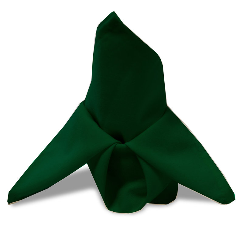 Serviette de table, Oui, Vert forêt