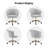 Izdyhaar Velvet Swivel Task Chair with Tufted Back-1617736433
