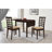 Cappuccino Dining Table with Drop Extension Leaf